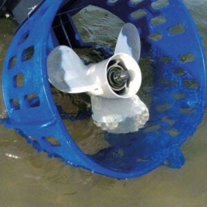 Kraftig propelbeskytter 10" 9,9-20hk "gul"